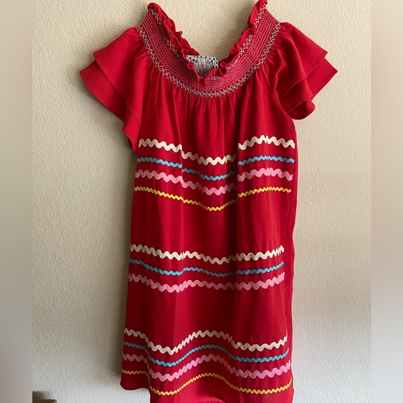 Red Ric Rac Dress NWT - Picture 2 of 3